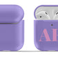 Purple Initials Airpod Case - daziecases