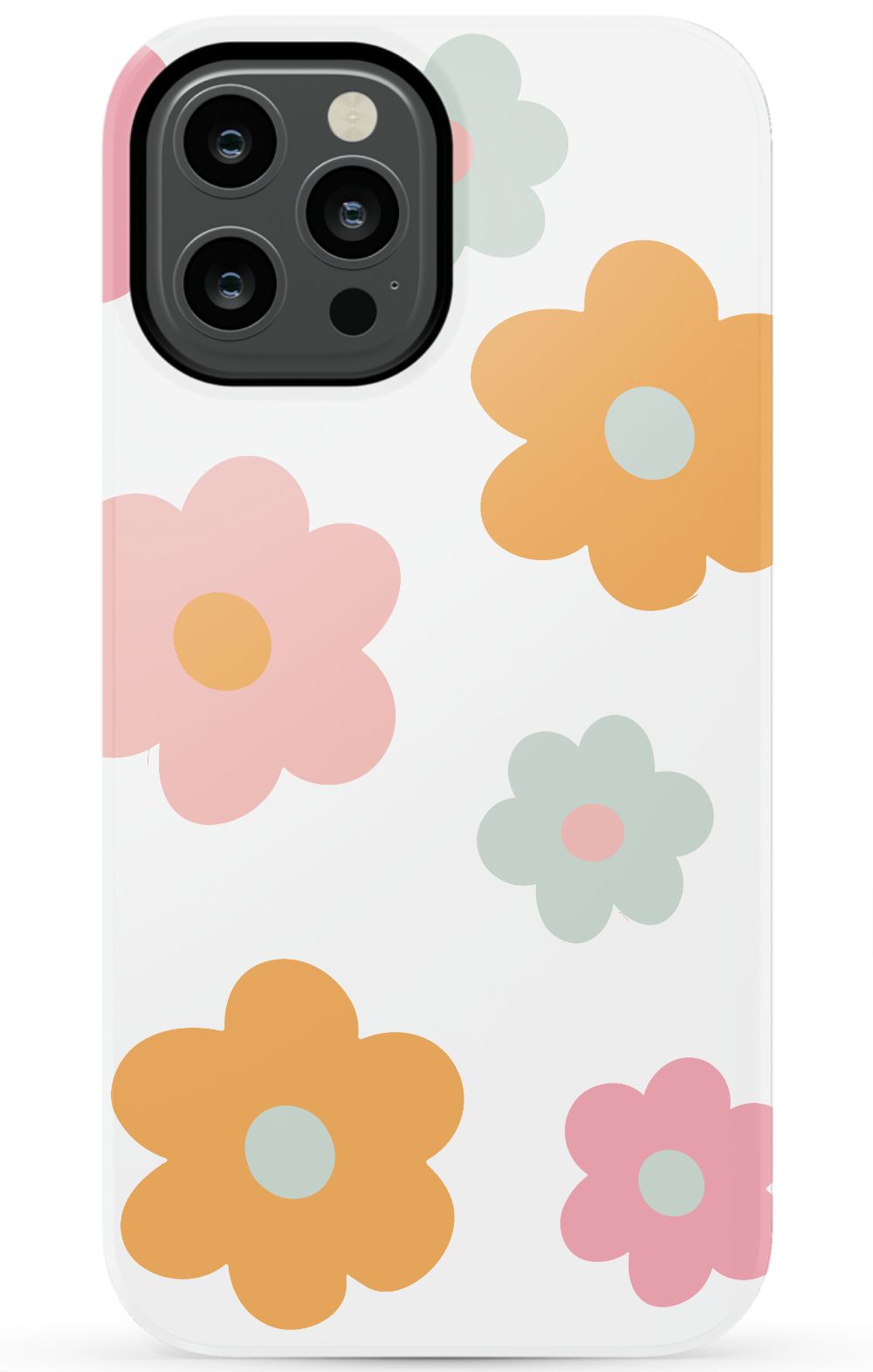 Colorful Retro Flowers