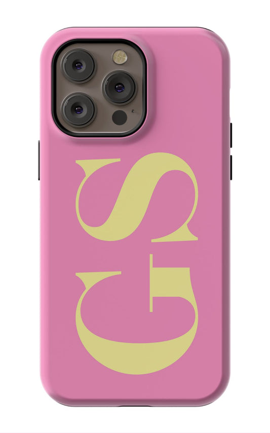 Pink Lemonade Initials