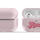 Pink and Red Retro Airpod Case - Personalized - daziecases