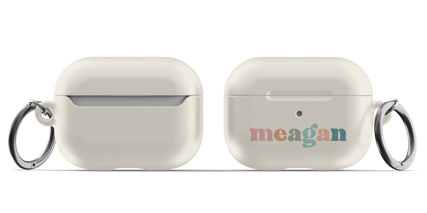 Boho Retro Airpod Case Personalized
