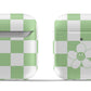 Green Checkers Happy Flower Airpod Case - daziecases
