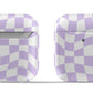 Purple Groovy Checkers Airpod Case - daziecases