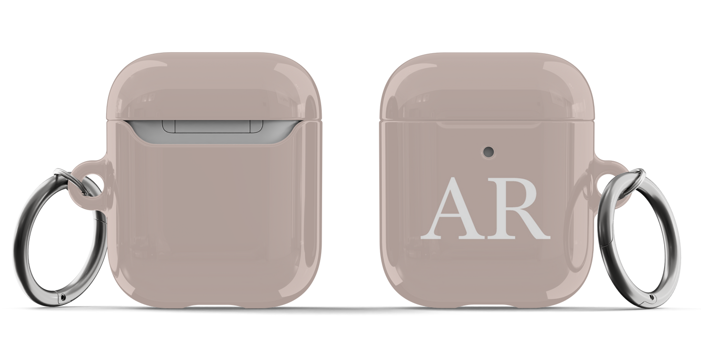 Nude Initials Airpod Case - daziecases