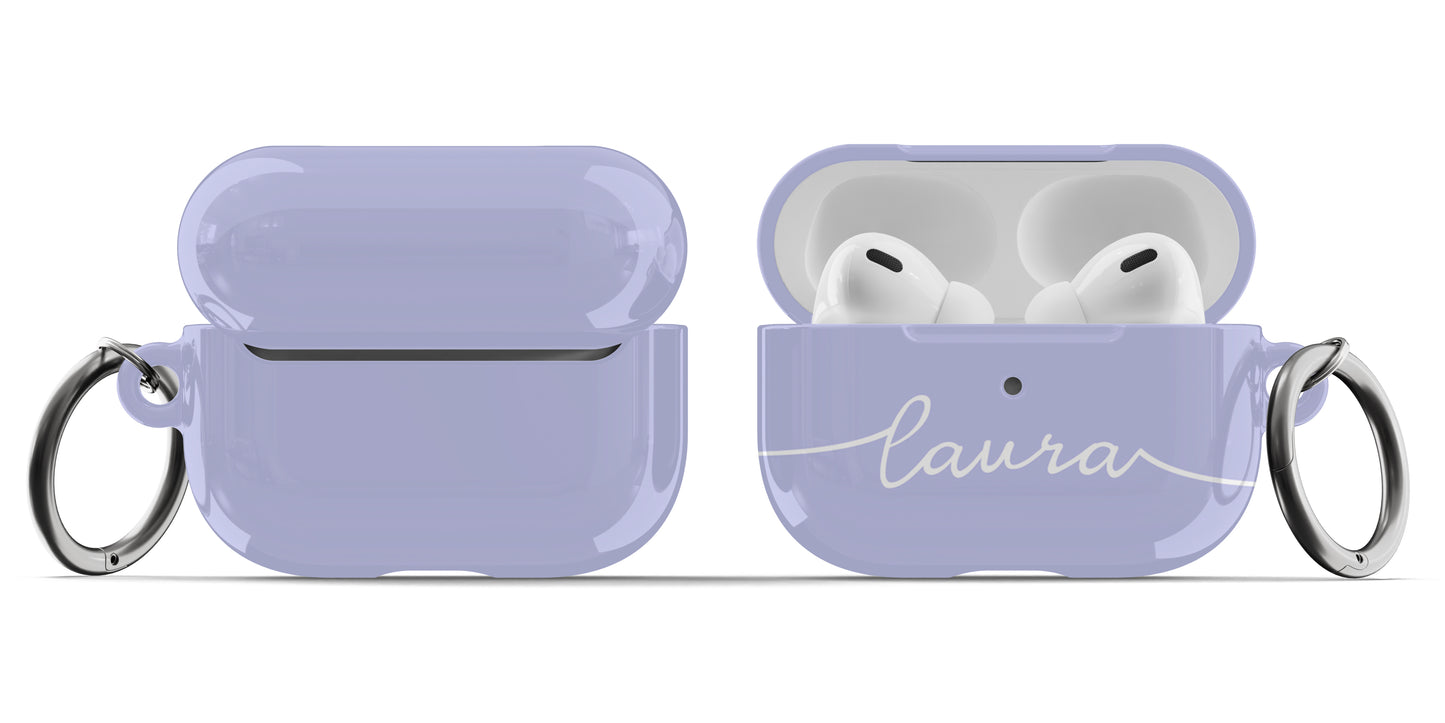 Lavender Airpod Case Personalized