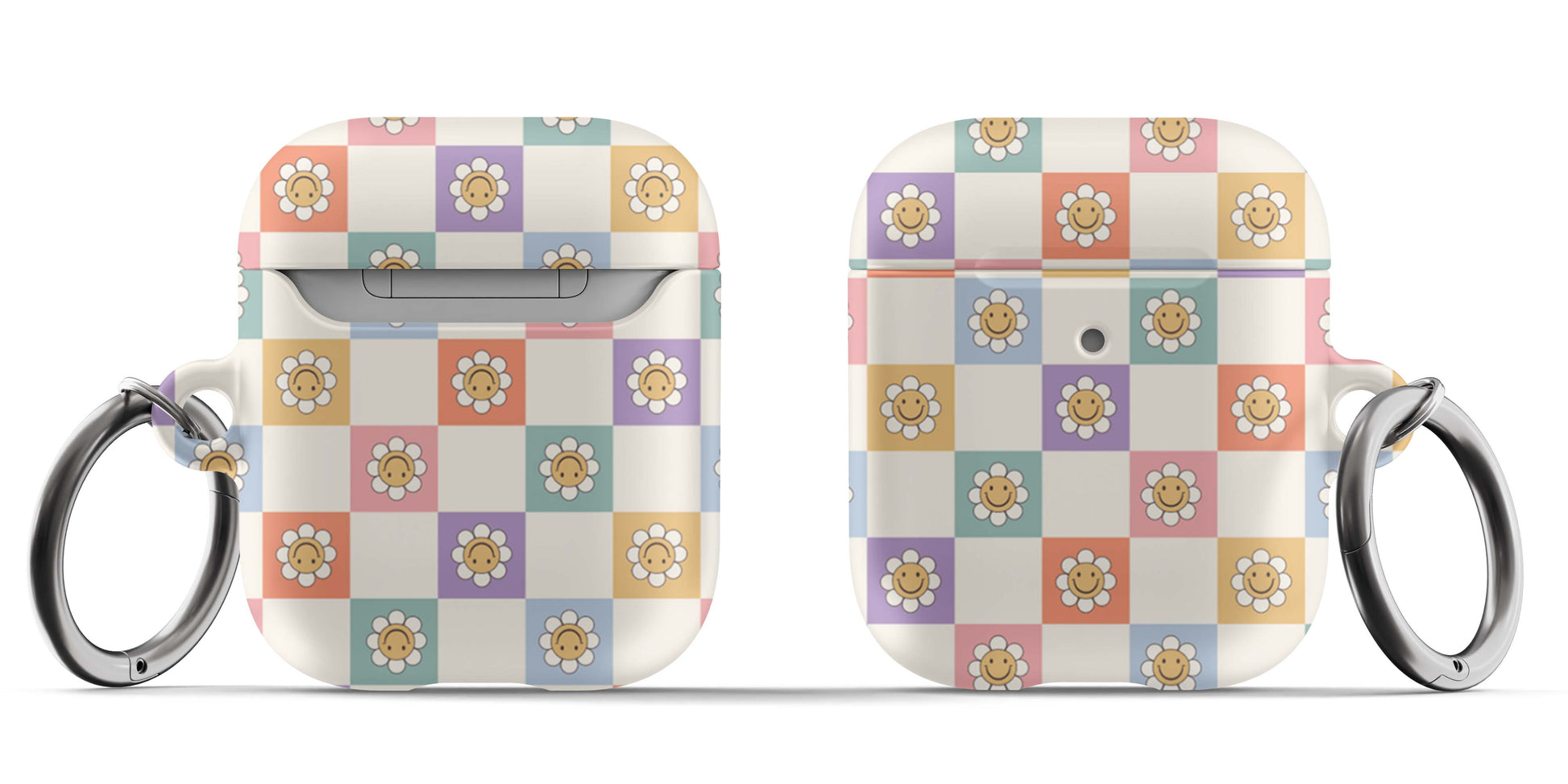 Retro Smiley Checkers Airpod Case - daziecases