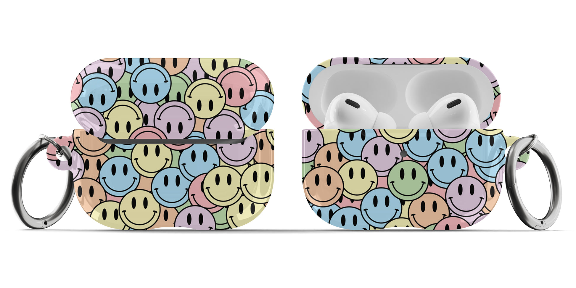 Pastel Happy Faces Airpod Case - daziecases