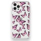 Pink Butterflies - Clear - daziecases