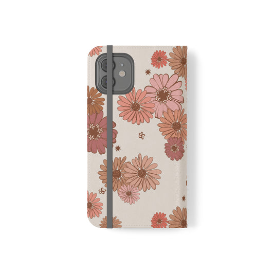 Retro Daisy Wallet Case - daziecases